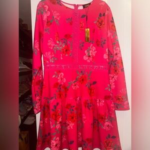 Floral Pink Women’s Dress